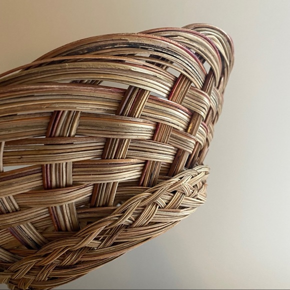 Vintage Wicker Woven Wall Basket - Picture 7 of 7